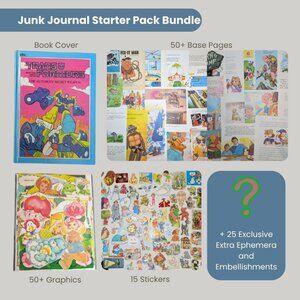 🤖 Transformers Junk Journal Starter Pack — 140+ Pieces of Vintage Robo-Chaos